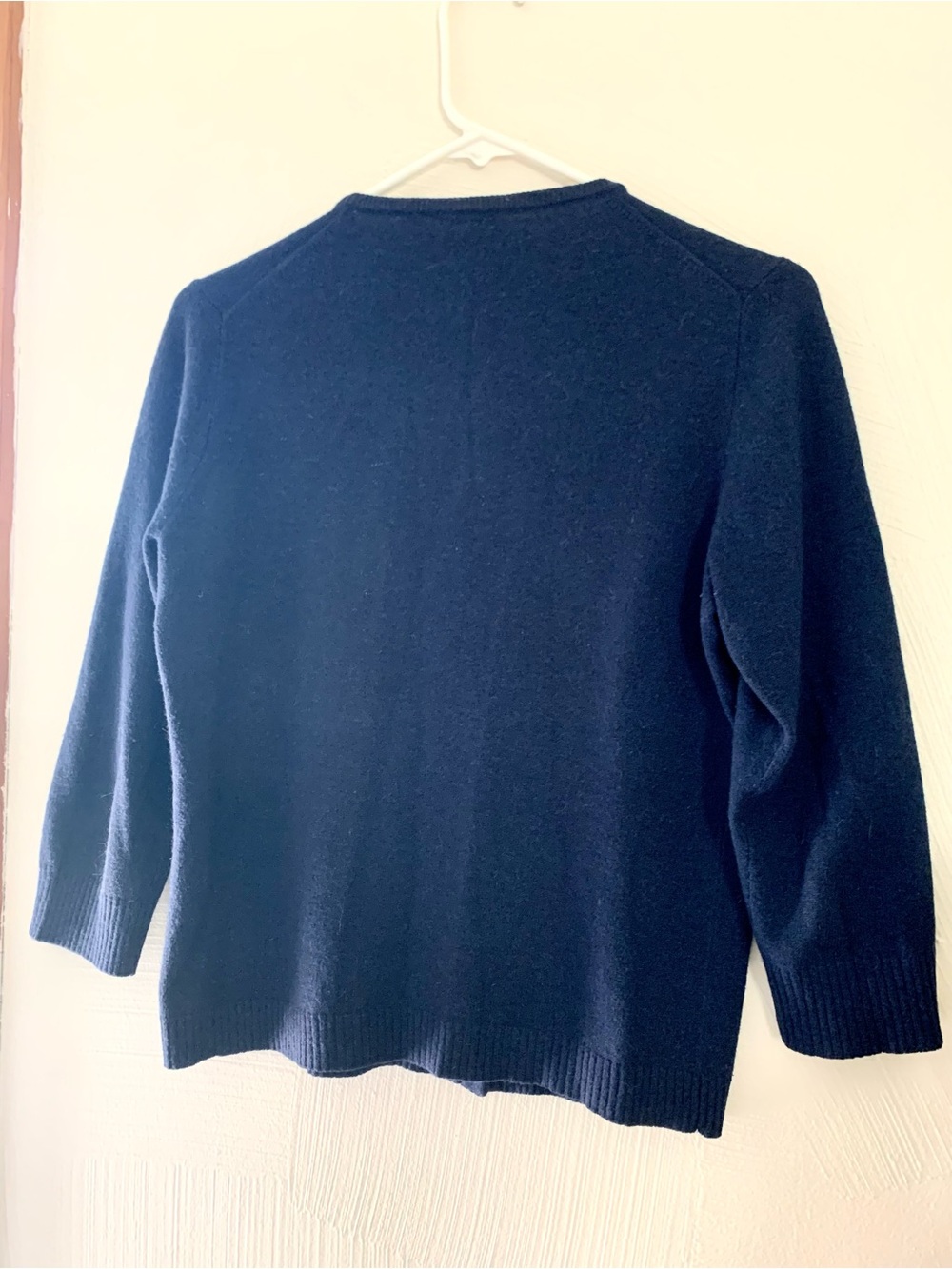 J. Crew Jackie 3/4 Sleeve Embroidered Cardigan. Medium - Picture 4 of 7